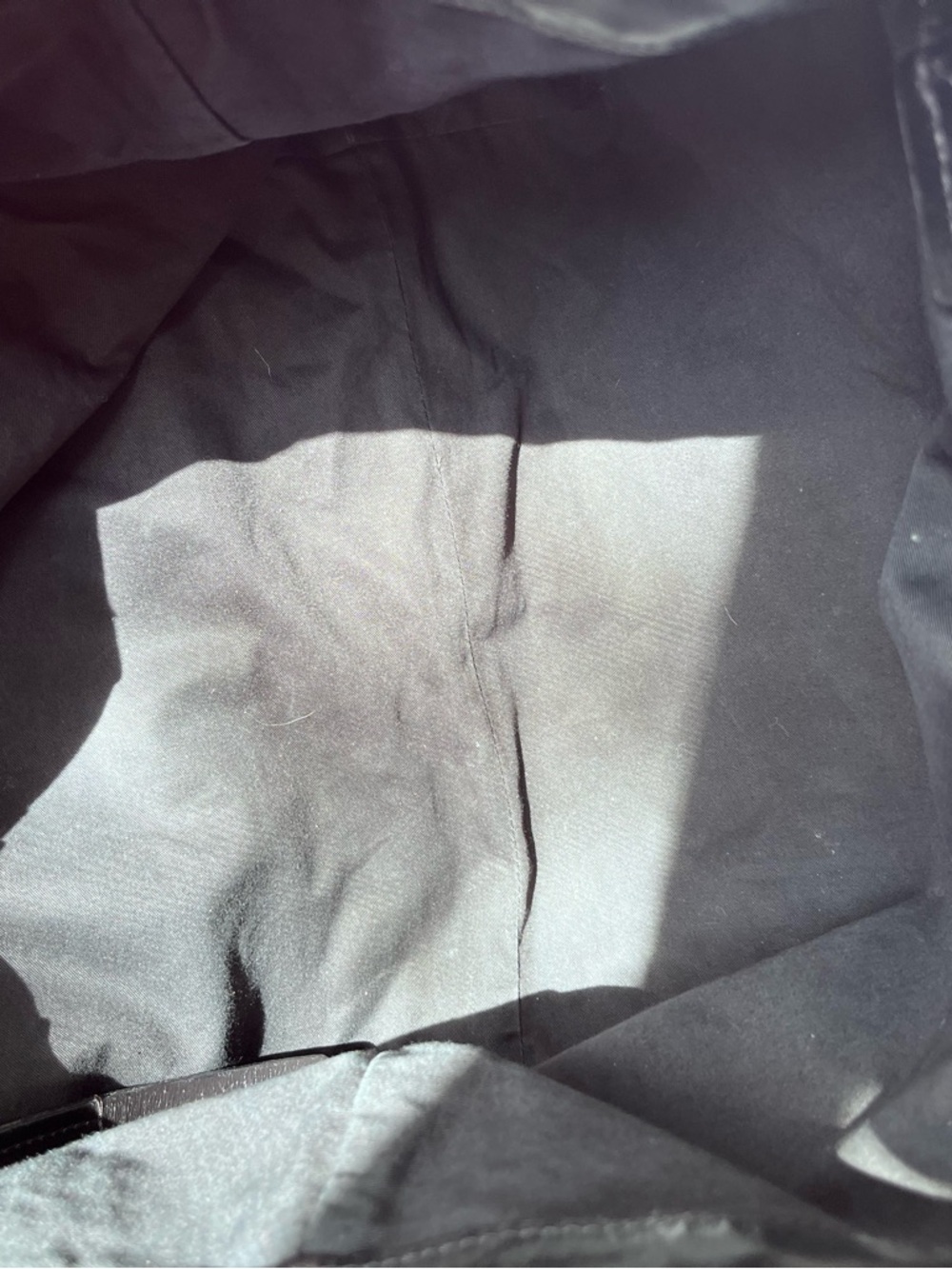 Isabel Marant Wardy Tote—Double-Handle Black Leather with Gold Zipper - Picture 9 of 16